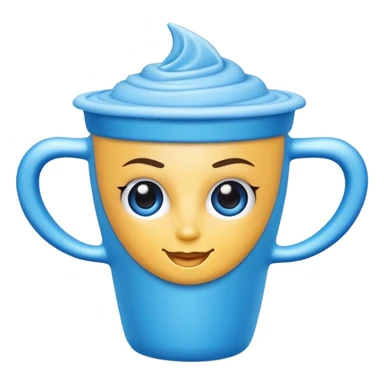 Blue menstrual cup diva cup sticker