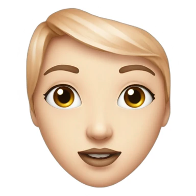 Labia majora drawing sticker