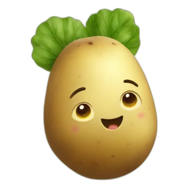 Potato fairy sticker