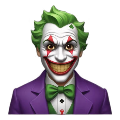 poker card joker sticker