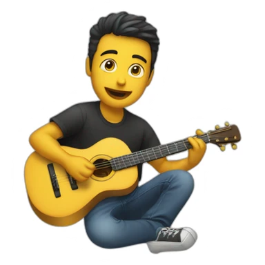 Écoute de la musique sticker