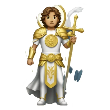 saint michael sticker