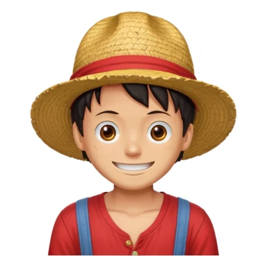 Lufy dans one pièce sticker