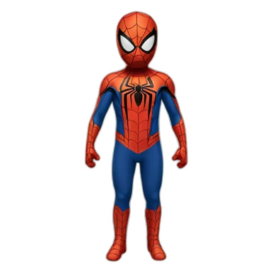 Moaï spider man suit sticker