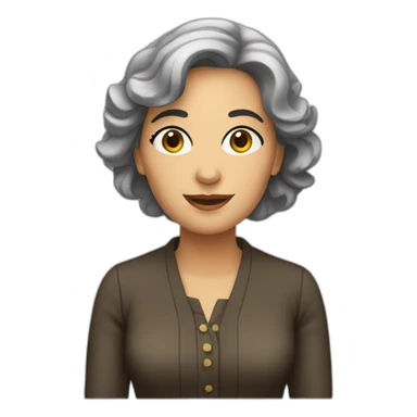 Une italienne femme sticker