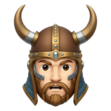 helmet, viking style sticker