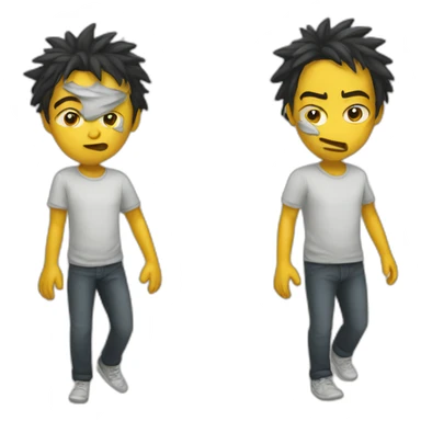 sick and rock sticker