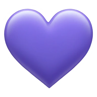 Blueish Purple Heart sticker