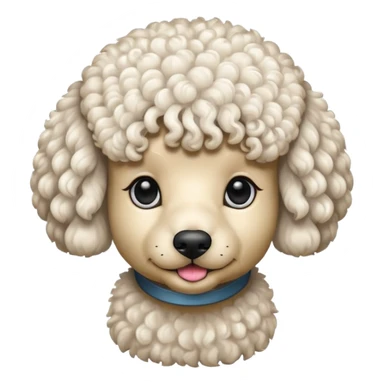 Perro caniche sticker