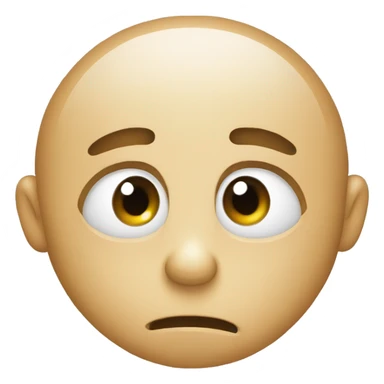 confused embarrassed face  sticker