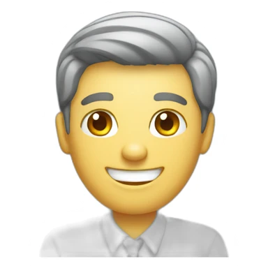 smiling hr manager sticker