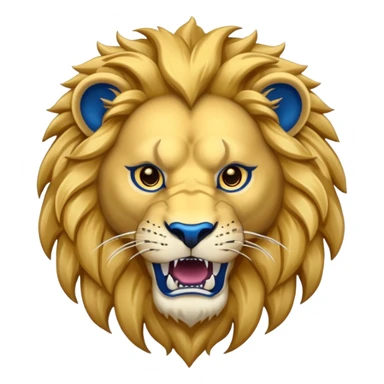 Lion mascot like Okeechobee Christian Academy sticker