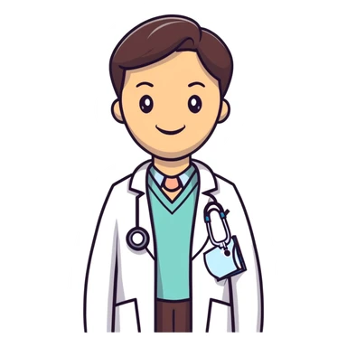 friendly doctor sticker