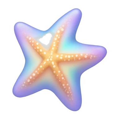 Pastel starfish  sticker