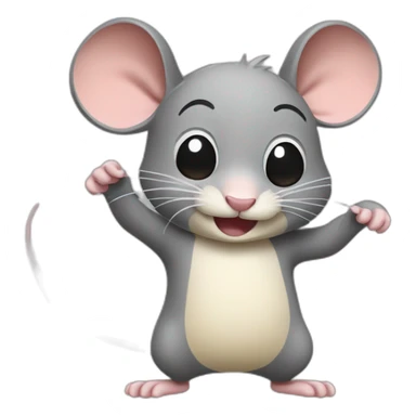 Rat qui fait un dab sticker