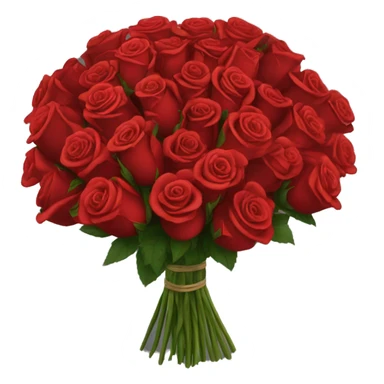 A bouquet of 101 red roses  sticker