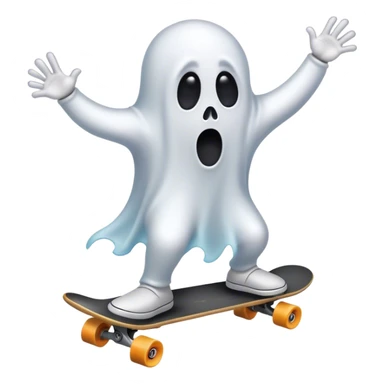 Ghost riding skateboard  sticker