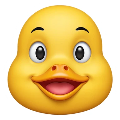emoji face making duck lips (ios emoji style) sticker
