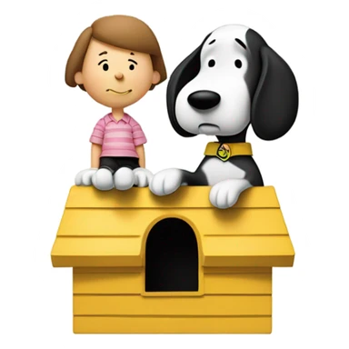 Charlie Brown and snoopy  sticker