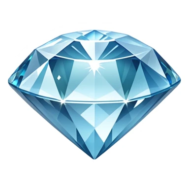Diamant transparent sticker