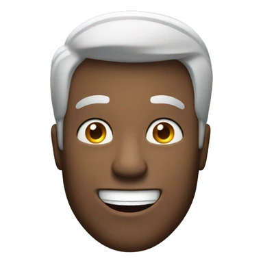 Smiling American Man have a surprised sticker