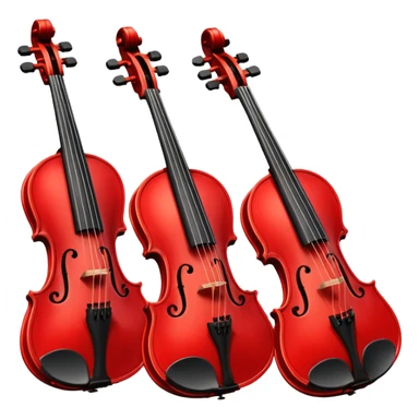 red violins sticker