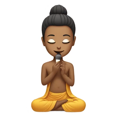 buda doing make up sticker