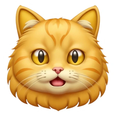 yellow cat (looks like this 😸😺🐱) crying loudly (like this 😭) sticker