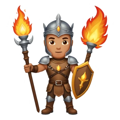 Castle Torch Guard sticker