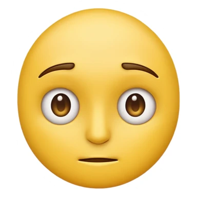 Emoji giving side eye sticker