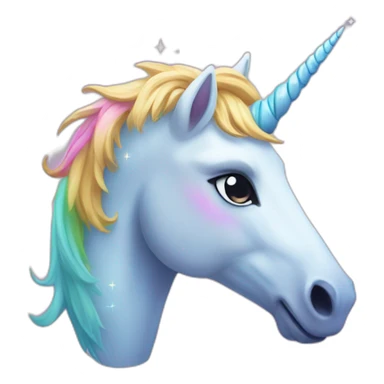 Magical unicorn sticker
