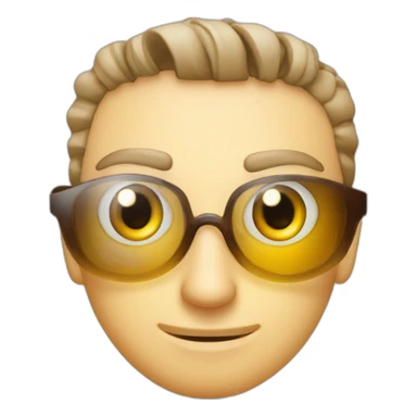 Monsieur bourelly et son oeil de verre sticker