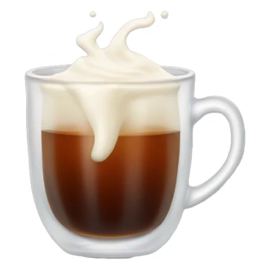 Black tea with milk sticker