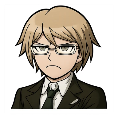 Danganronpa style emoji of Byakuya Togami sticker