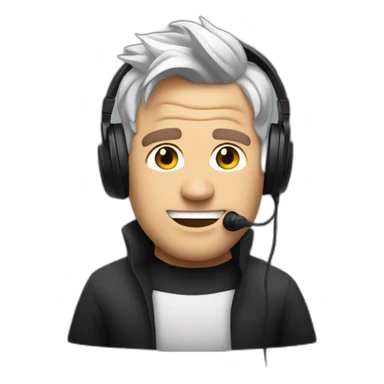 gordan ramsey listening to music sticker