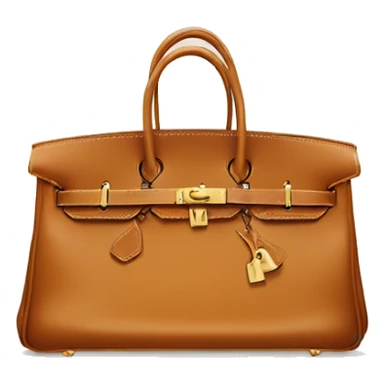 Hermes birkin bag on a luxury baggage sticker