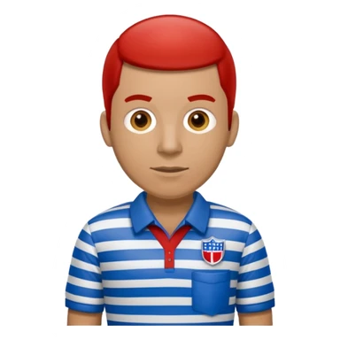 referee american football blue (#00A3E0) and red (#F9423A) sticker