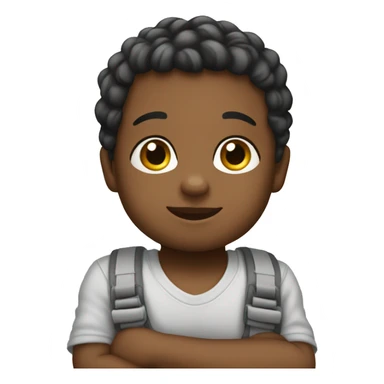 Carrier for a baby sticker