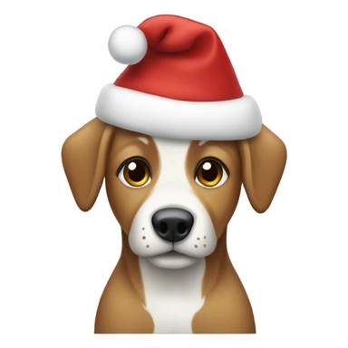 christmas dog  sticker