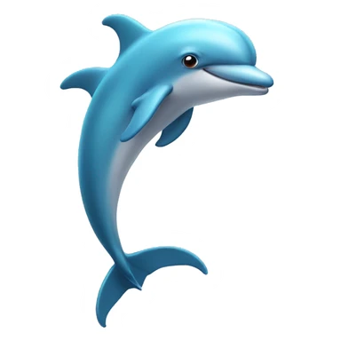 dolphin with wings sticker