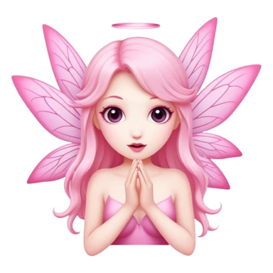 Pink fairies sticker
