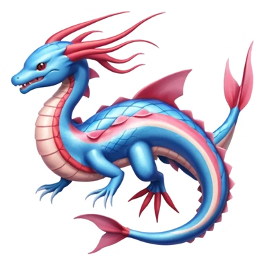 Gyarados-Milotic-Salamence-Suicune-Kyogre-fusion, full body sticker