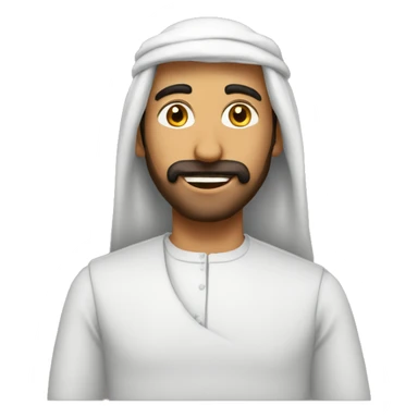 Arabe qui fais la croix sticker