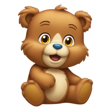 a care bear  sticker