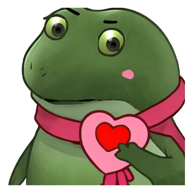 baby penguin holding a pink heart  sticker