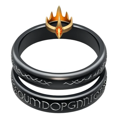 The rings of Sauron  sticker