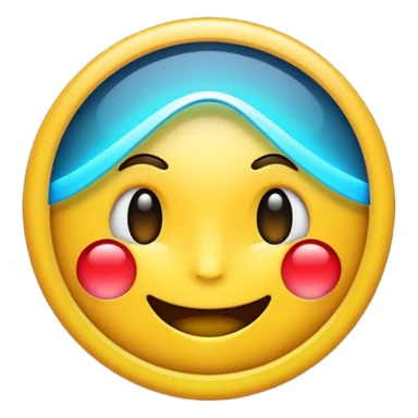 create a realistic emoji showing something showing real time dat sticker