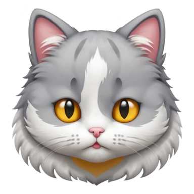 Kitty waiting sad face sticker