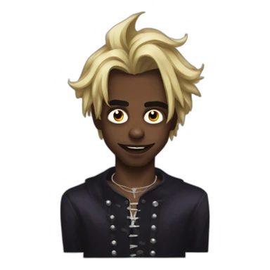 Playboy Carti as a vampire sticker