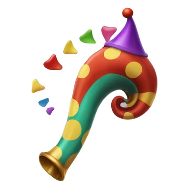 clown horn sticker